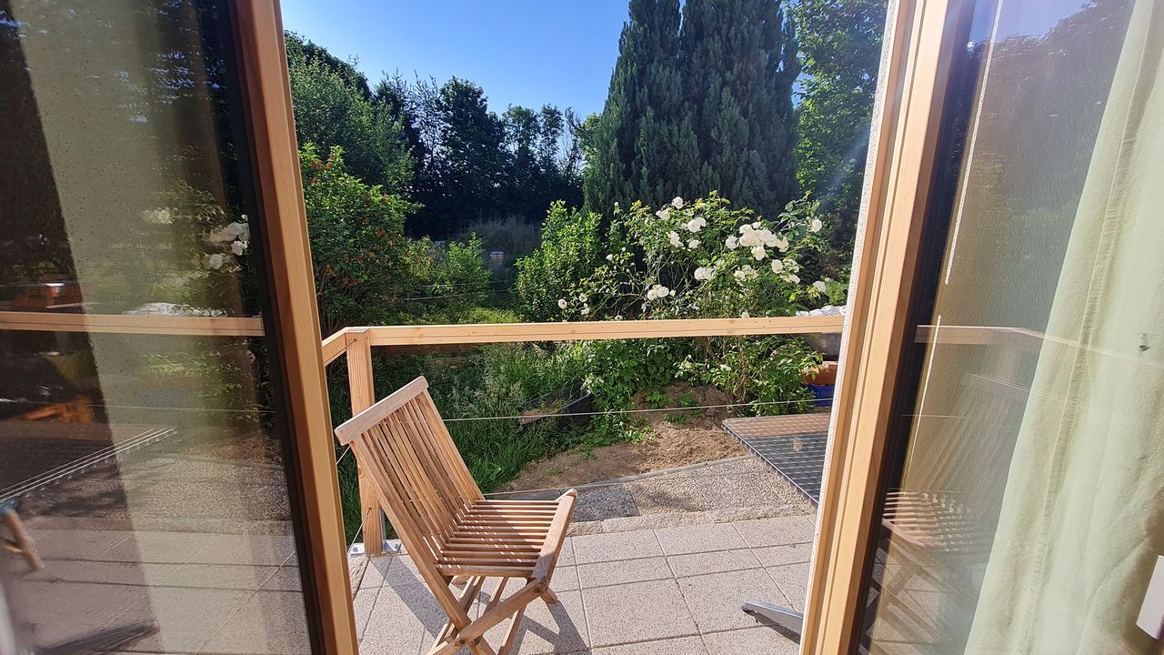 Blick auf die Terasse Blick auf die Terasse